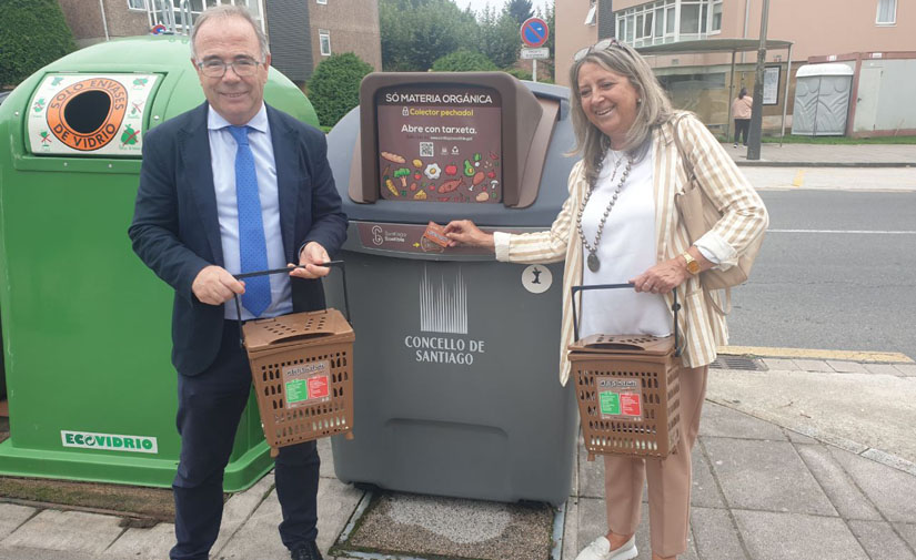 Santiago de Compostela installs the ‘brown container’